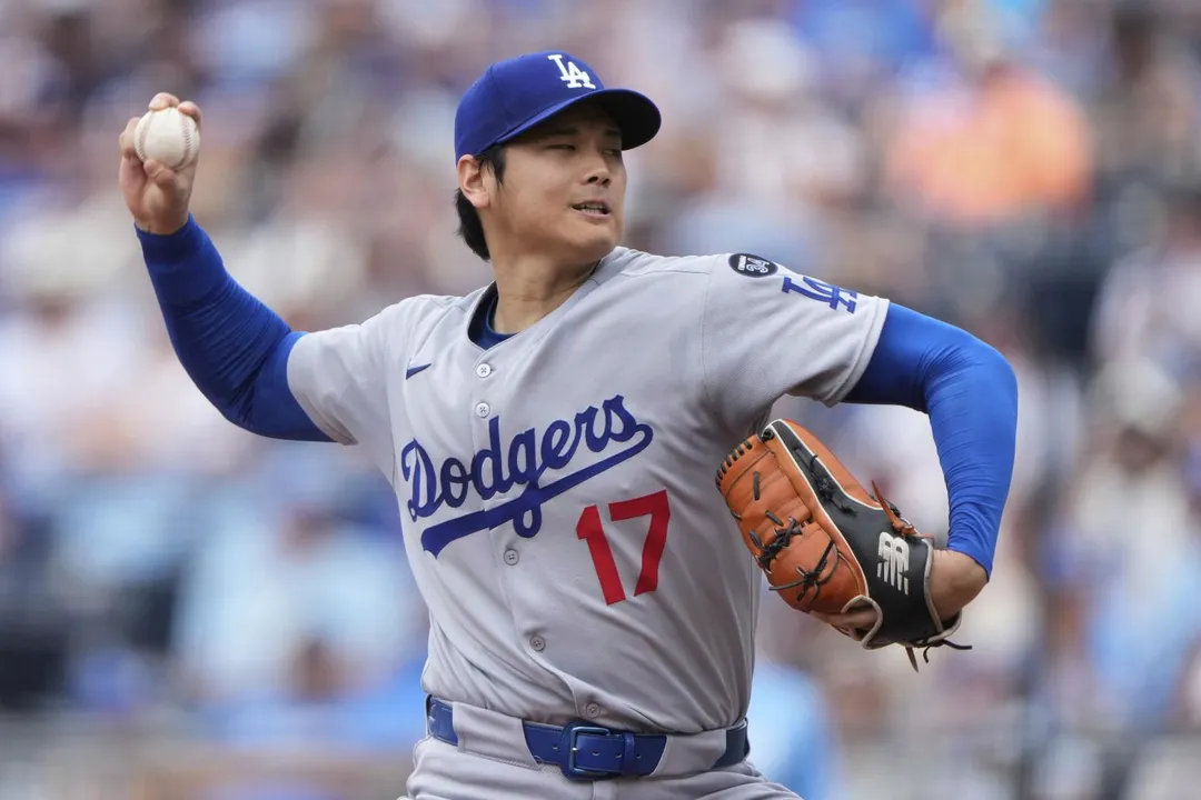 大谷翔平飆出個人最快球速。（圖／美聯社）