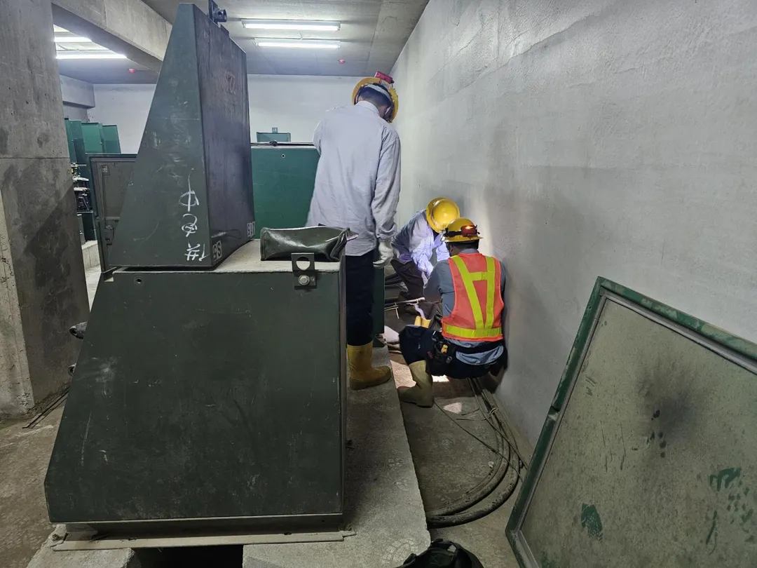 桃園市蘆竹區於29日下午發生大規模停電事故。（圖／台電提供）