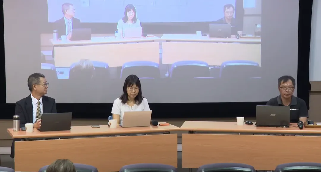 台灣、日本地震領域專家學者進行跨國直播對談。（圖／翻攝自國立自然科學博物館YT）