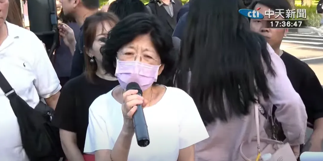 柯文哲妻子陳佩琪。（圖／中天新聞）