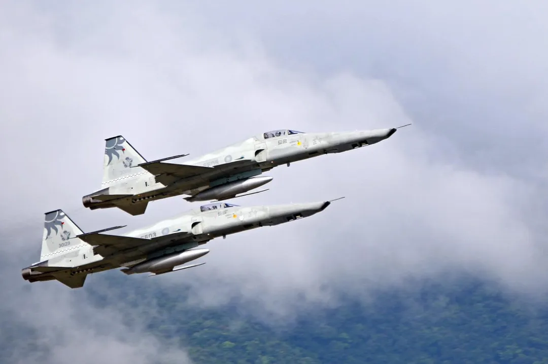 RF-5E偵察機除役。（資料圖／國防部）