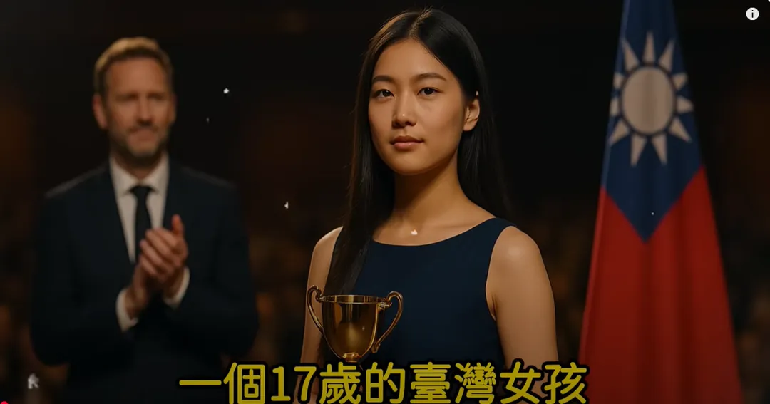 一部17歲台灣少女拒說自己來自中國台灣省的影片,引發熱議。(圖取自異境瞳語YT)