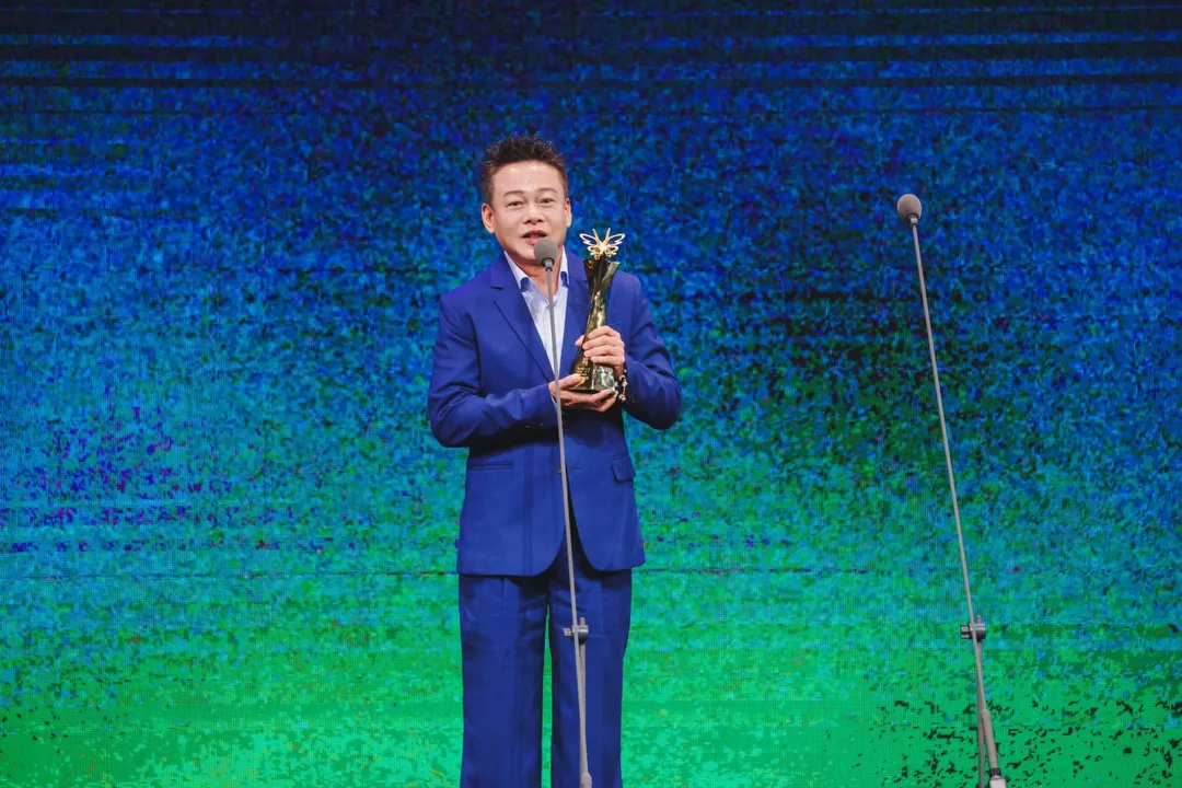 李康生以《默視錄》奪下第27屆台北電影節「最佳男配角獎」。（圖／台北電影節 提供）