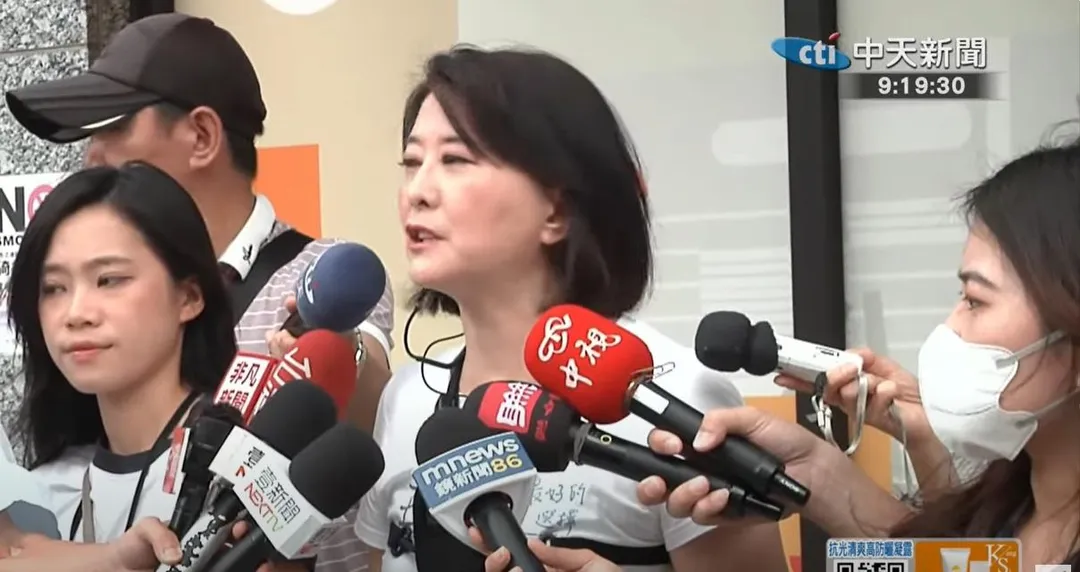 王鴻薇呼籲民眾726一定要出來投不同意罷免票。（圖／中天新聞）