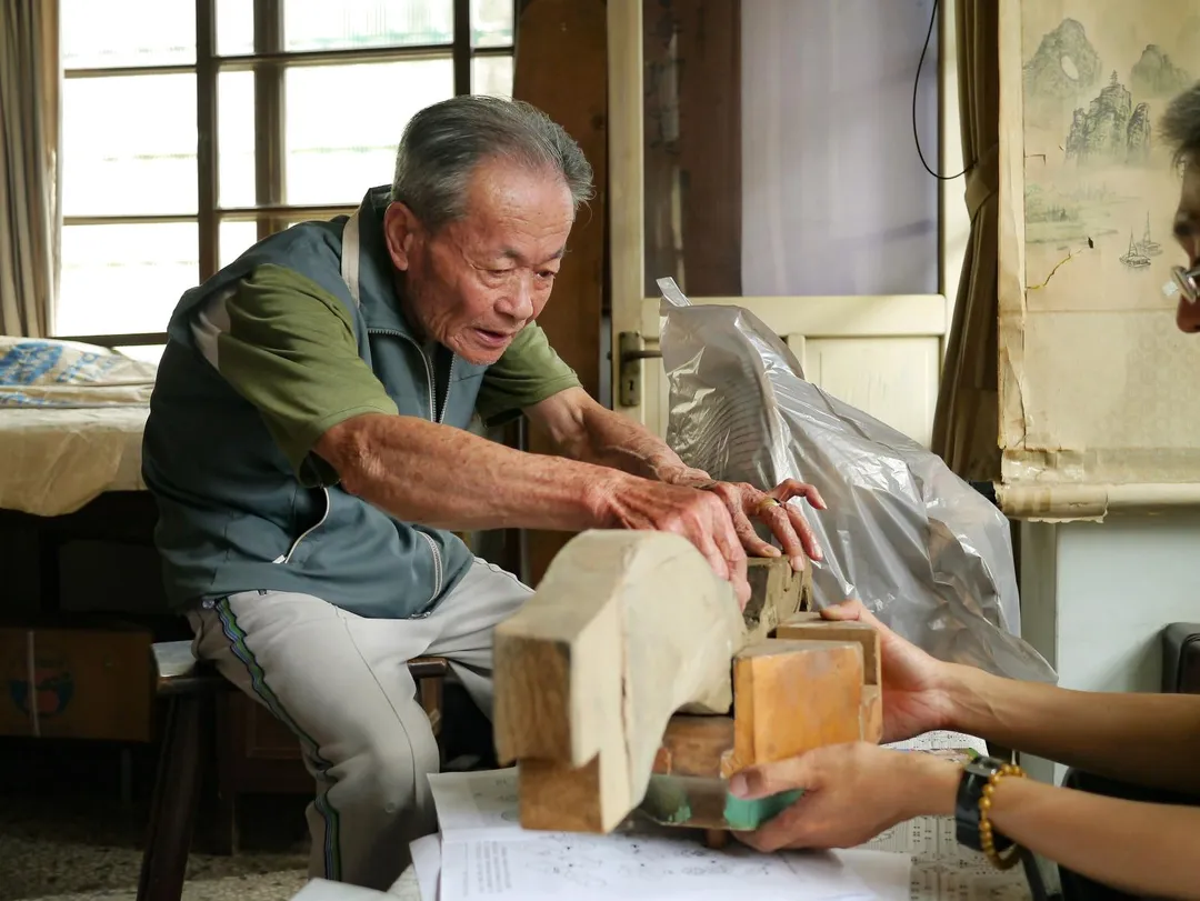 「大木作技術」保存者許漢珍於5日辭世，享耆壽96歲。（圖／文化部，下同）