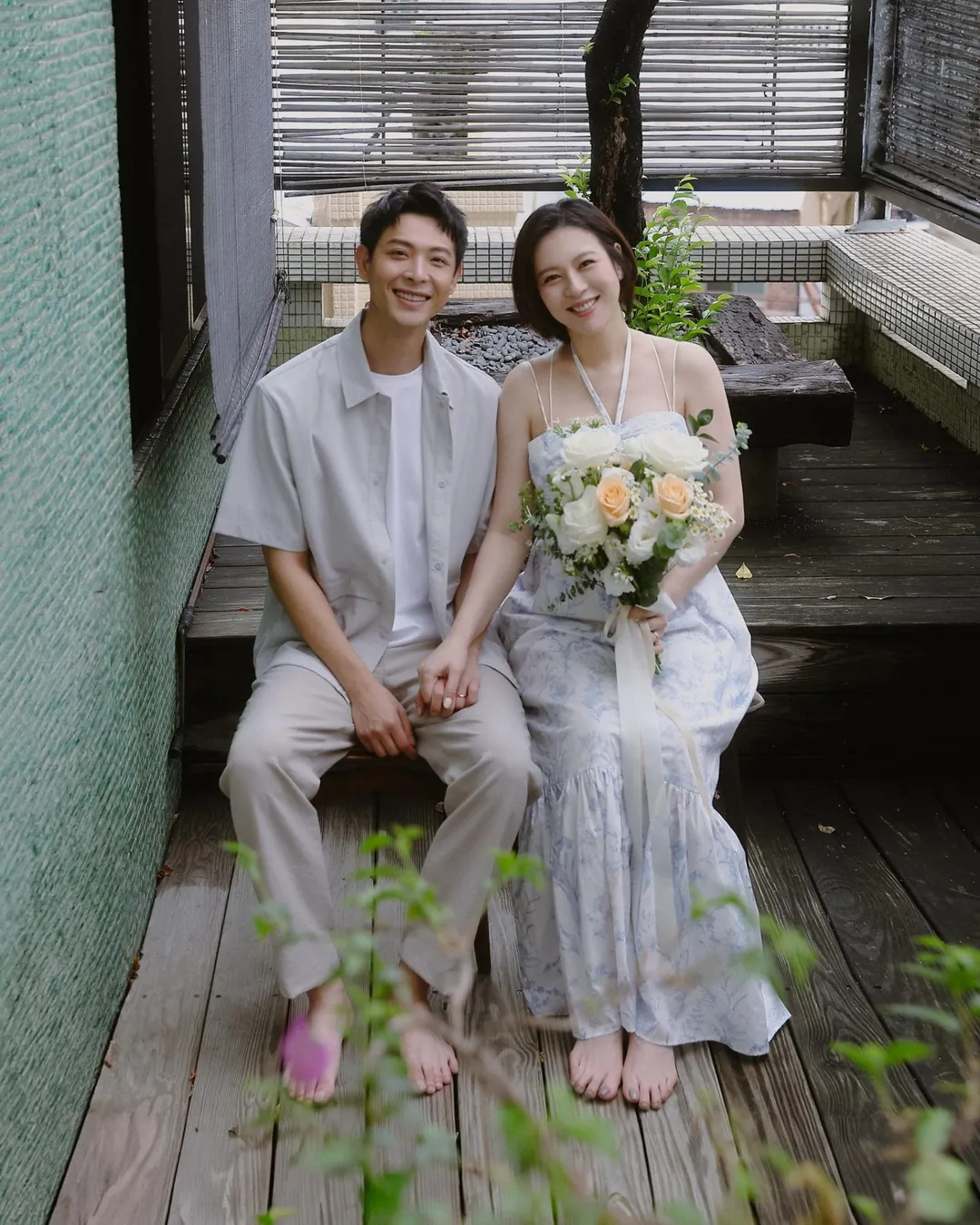 男星連晨翔日前宣布和劉品言閃婚，還升格新手爸媽。（圖／翻攝FB 連晨翔 Simon）