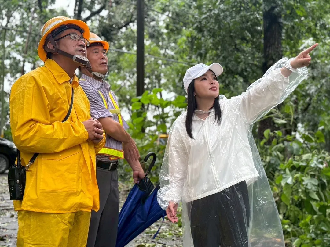 國民黨立委張嘉郡赴雲林勘災。（圖／張嘉郡辦公室）