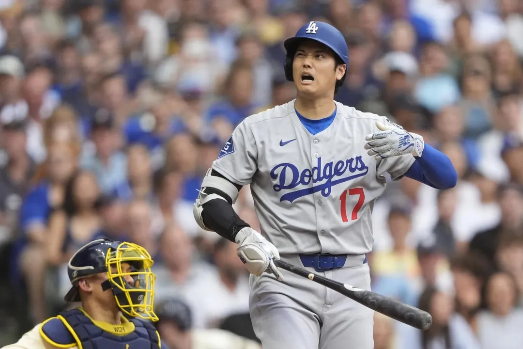 大谷翔平雖3打數無安打,但靠保送進帳1打點。(圖/美聯社)