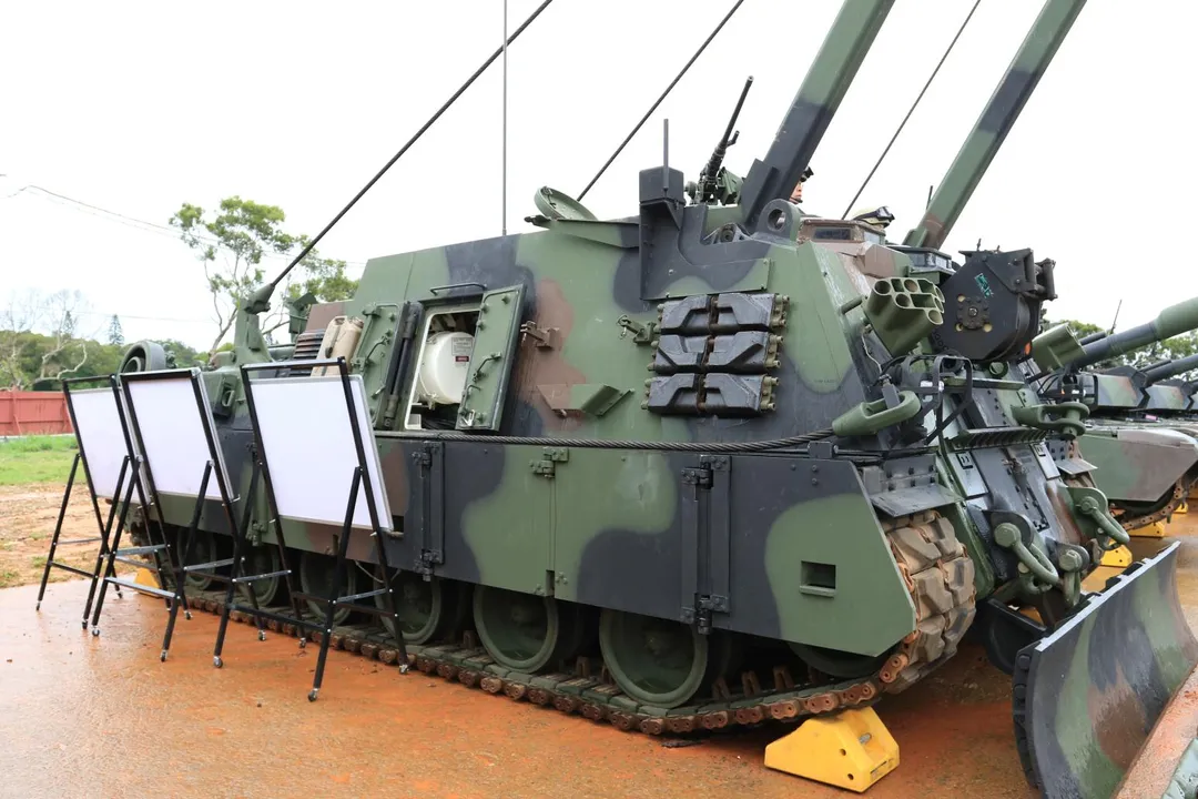 M88A2裝甲救濟車。(圖/宋玉寧攝)