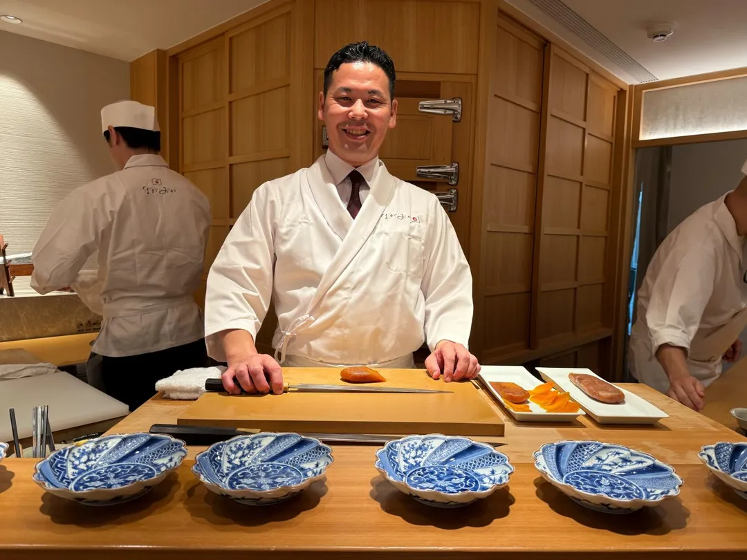 米其林一星餐廳「日本料理．長岡」揭露料理長長岡周吾的料理才華。（圖／黃宏輝提供）