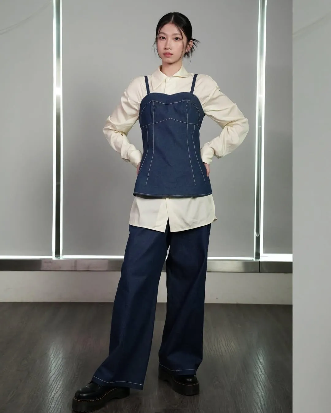 網友猜測李千娜女兒是在選秀節目《大學聲》以踢館者身份登場的21歲顧穎。（圖／翻攝自guyinng IG）