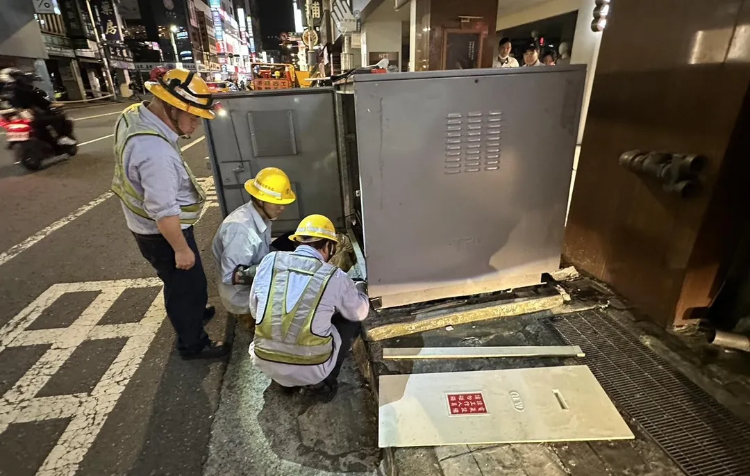 台電人員已到場搶修。（圖／翻攝畫面）