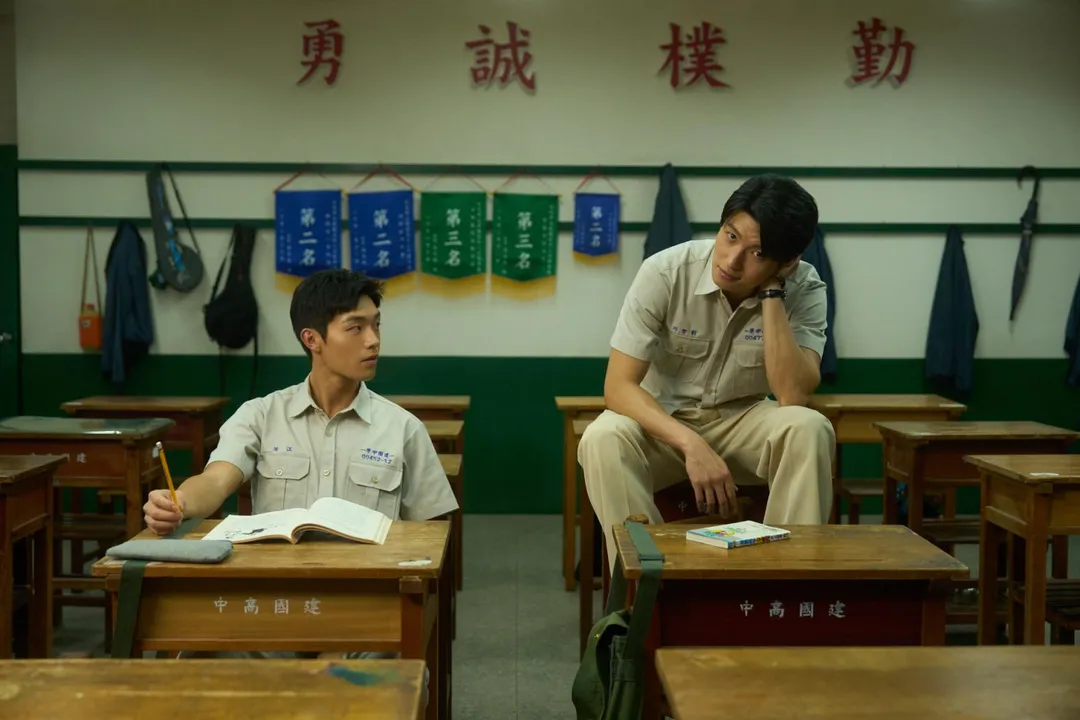 熱血青春電影《進行曲》即將在8月底上映，片商16日釋出正式預告。左起為牧森、劉育仁。（圖／未來進行曲 提供）