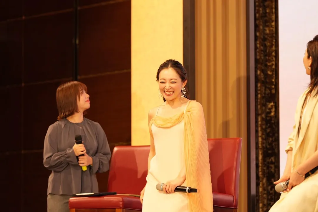 前寶塚歌劇團彩乃佳奈美來台開粉絲見面會，被台灣粉絲感動。（圖／煌月藝術）