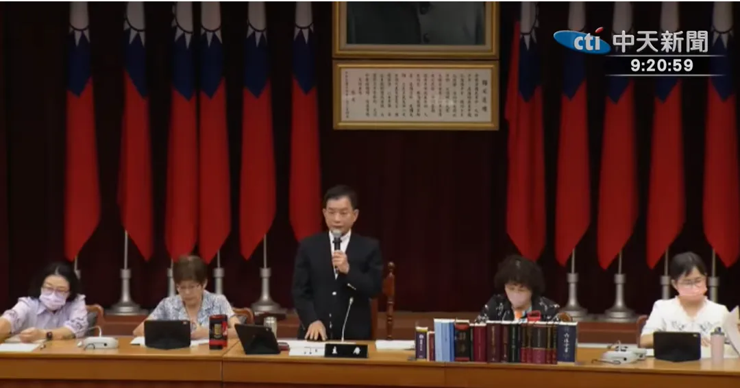 立法院財政委員會17日舉行「台美政府對等關稅協商公聽會」。（圖/中天新聞）