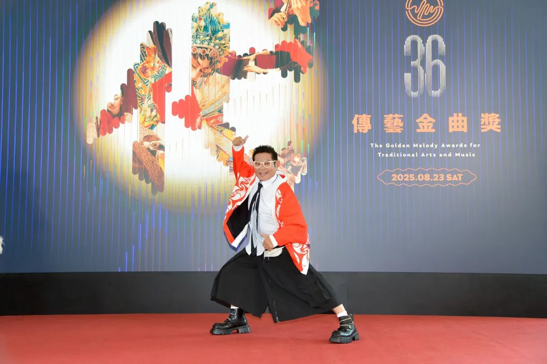 許效舜17日出席第36屆傳藝金曲獎活動。（圖／三立提供）
