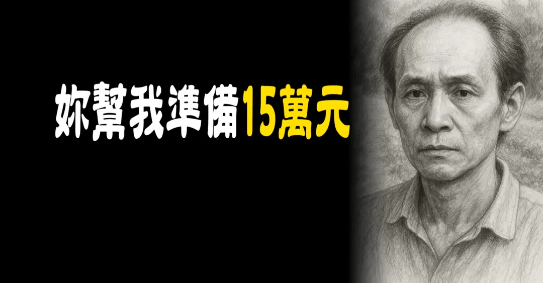 邱合成向被害人妻子謊稱發生車禍需要15萬元和解金，並約在麥當勞取款。（圖／中天新聞）