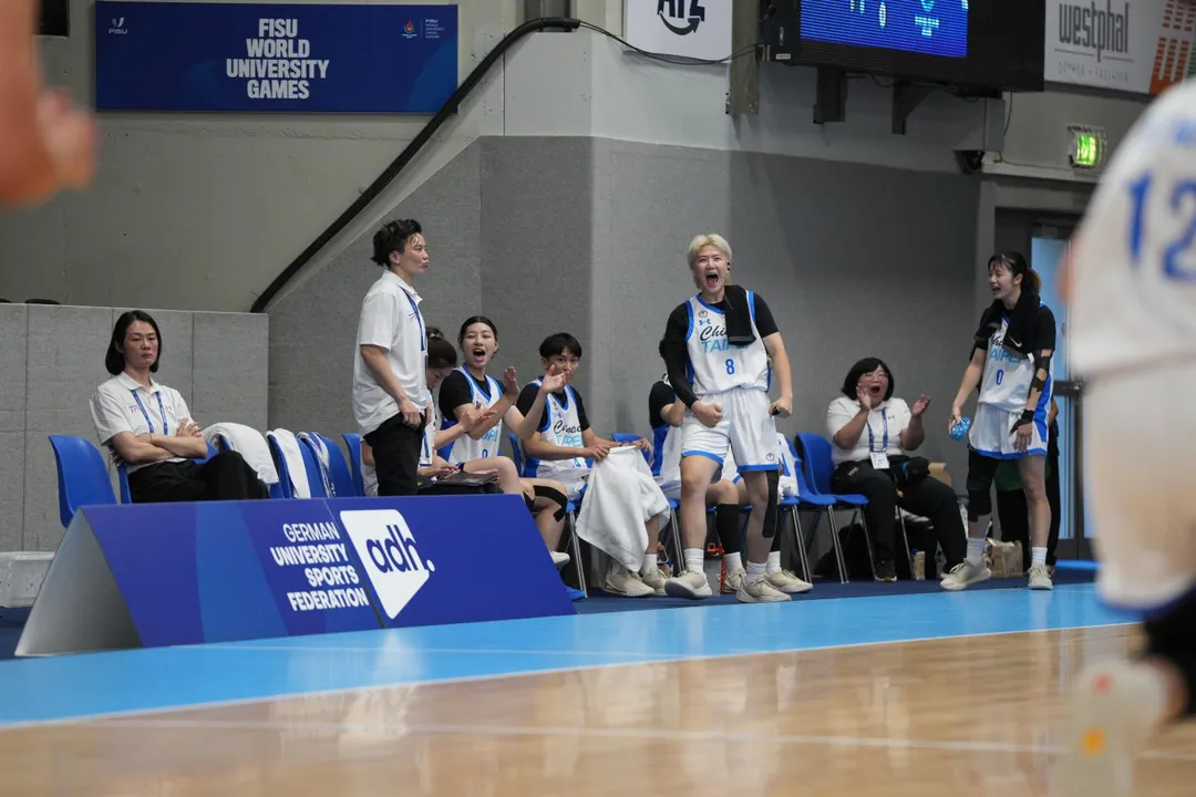 中華女籃錯失首勝。(圖/大專體總提供)