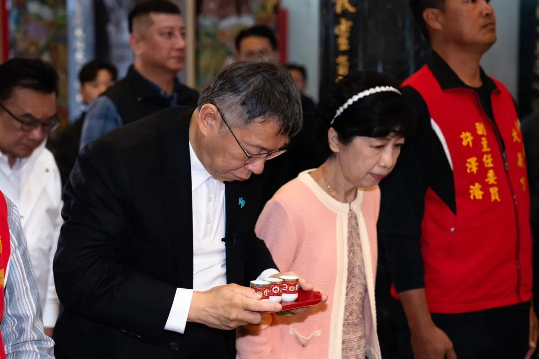 柯文哲和陳佩琪。（圖／翻攝陳佩琪臉書）