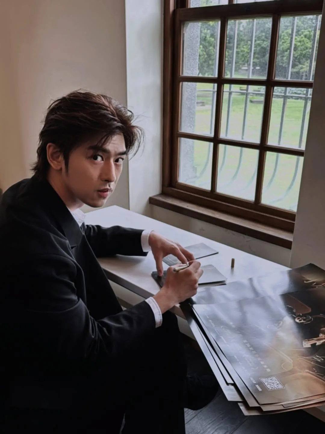 陳柏霖22日出席「聯合勸募一日捐」小眾聯合影展公益活動。（圖／翻攝IG chenbolin）
