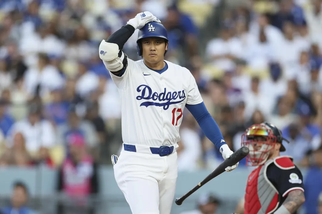 大谷翔平生涯首次連4場開轟。（圖／美聯社）
