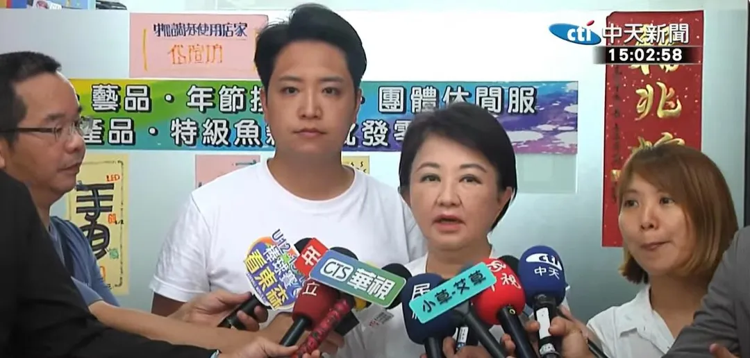 台中市長盧秀燕今日投入反罷免輔選呼籲選民要留下好立委們。(圖/中天新聞)