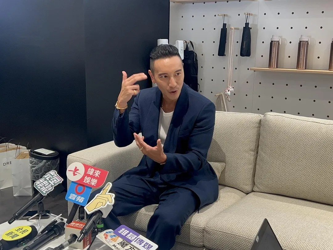王陽明對於黃鐙輝在劇中表現一概不知，表示自己沒有和他對到戲。（圖／記者楊惟靜攝）
