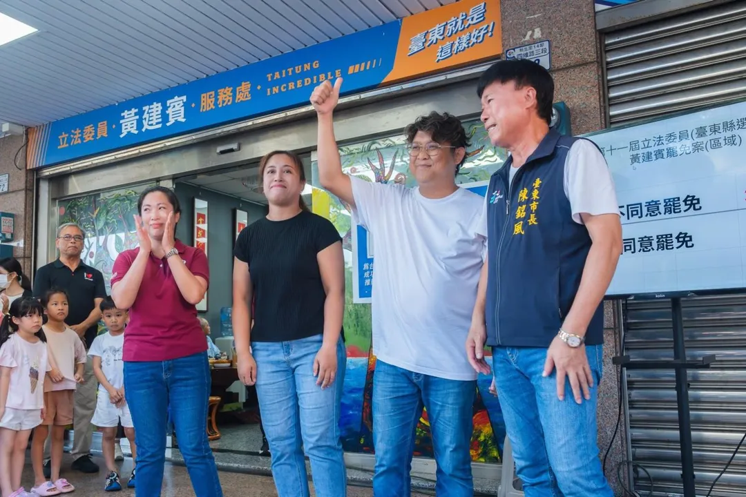 國民黨立委黃建賓自行宣布罷免不成功。（圖／翻攝自黃建賓臉書）