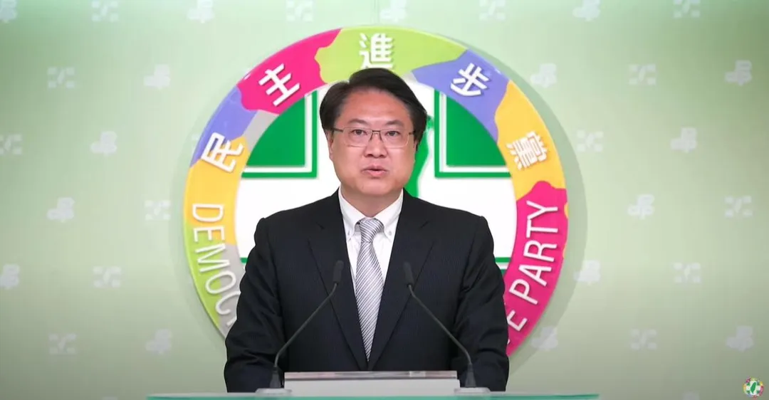 林右昌因大罷免失利，請辭民進黨秘書長一職（攝自民進黨YT頻道）