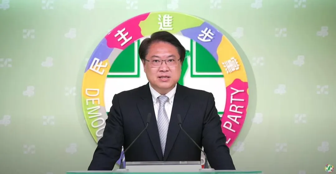 民進黨秘書長林右昌請辭獲准。（圖／民進黨YT）