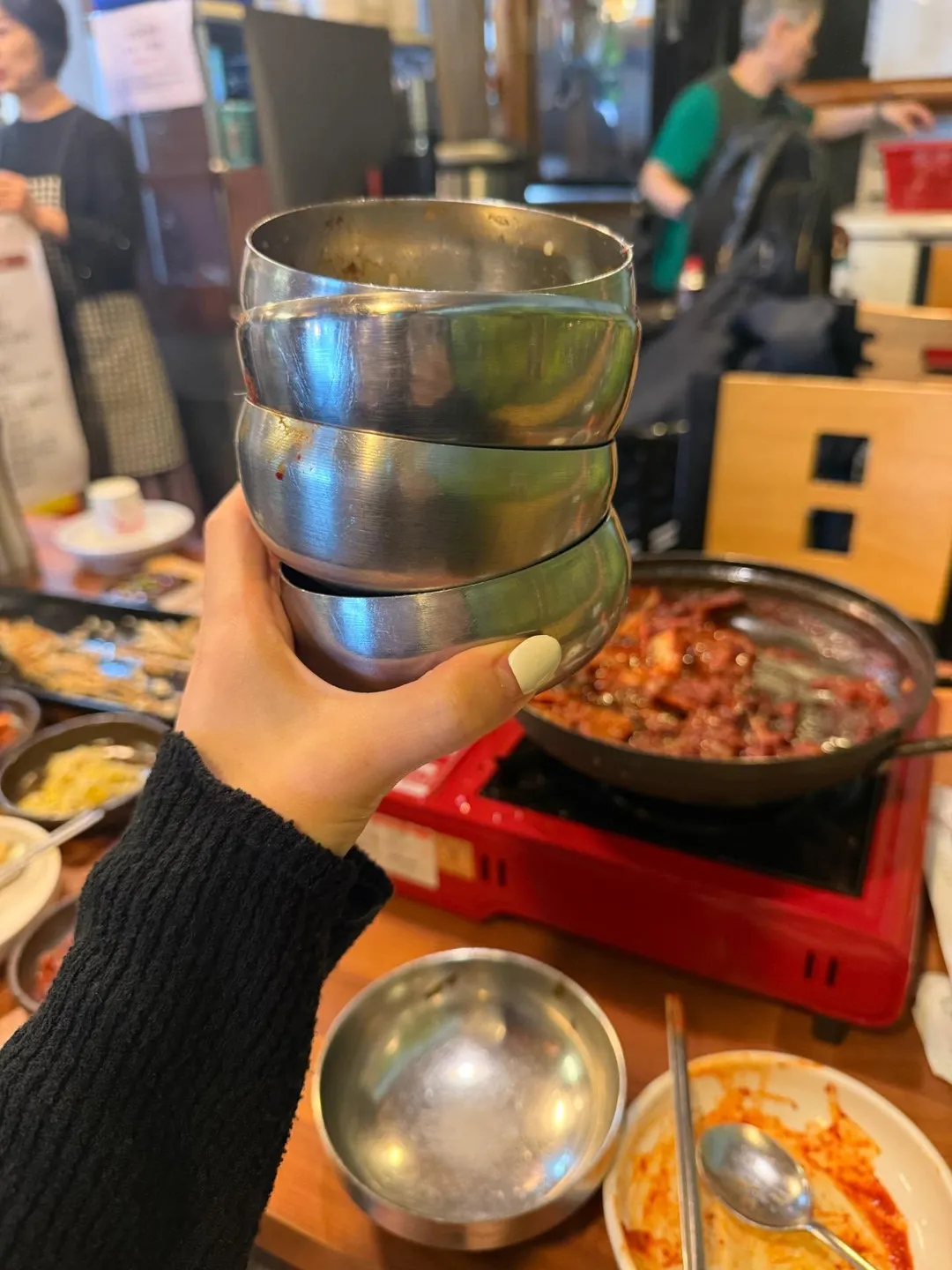 金娜妍先前貼出賽前一次吃了4碗飯。（圖／翻攝自金娜妍Threads）