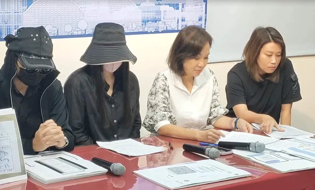 桃園女赴高雄減重手術後身亡,家屬今(28)日出面控訴。(圖/中天新聞,下同)