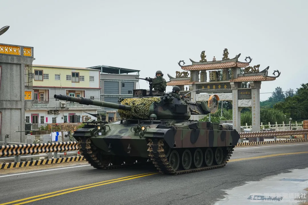 配屬金防部的M41D戰車。(圖/軍聞社)