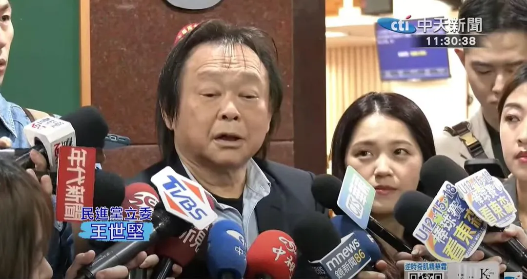 民進黨立委王世堅。（圖／中天新聞）