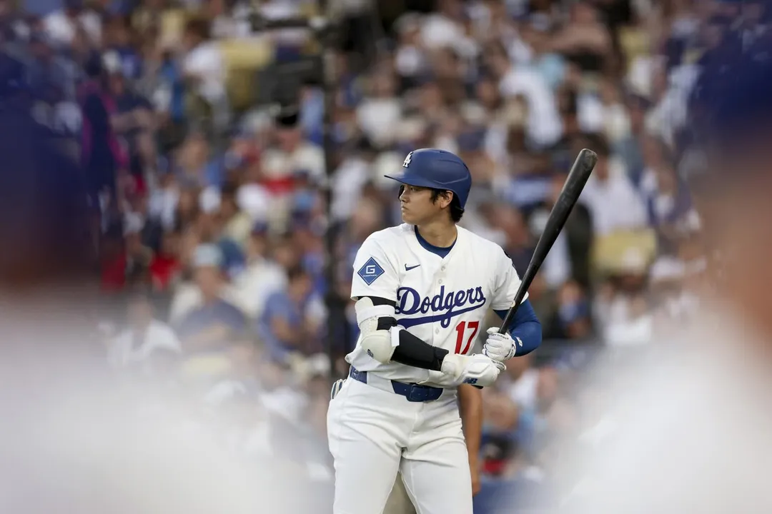 大谷翔平9局敲出安打。（圖／美聯社）