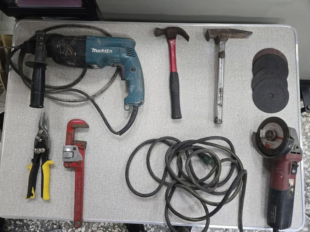 警方查獲作案工具。（圖/警方提供）