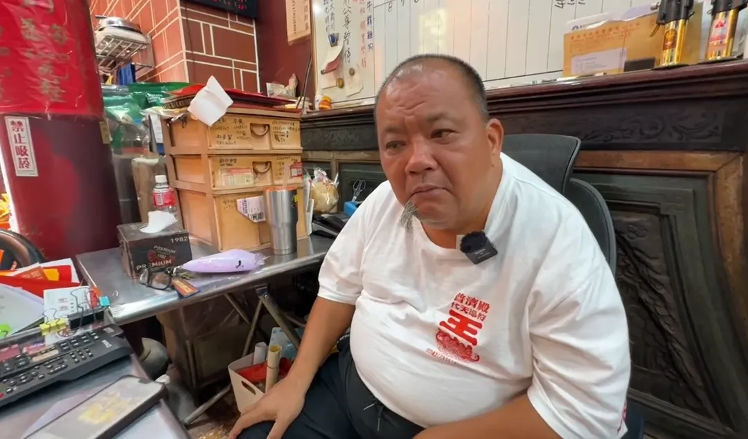 普濟殿總幹事洪忠義表示昨天的衝突已經沒事了。（圖／中天新聞）