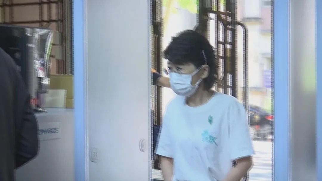 陳佩琪抵達北院。（圖／中天新聞）