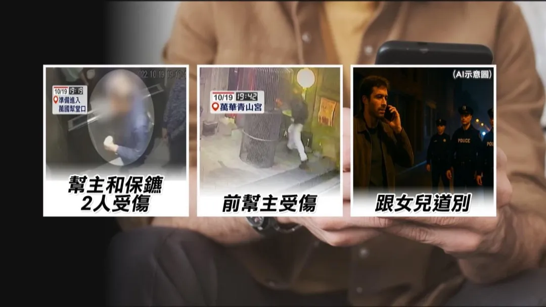 萬華街頭變戰場！阿國連開火槍對幫主，江湖悲歌震驚全台。（圖／中天新聞）