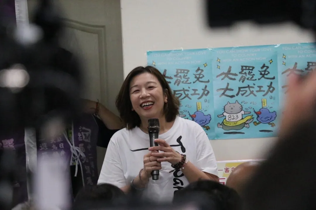 林靜儀。(圖/中二解顏·罷免顏寬恒臉書粉專)
