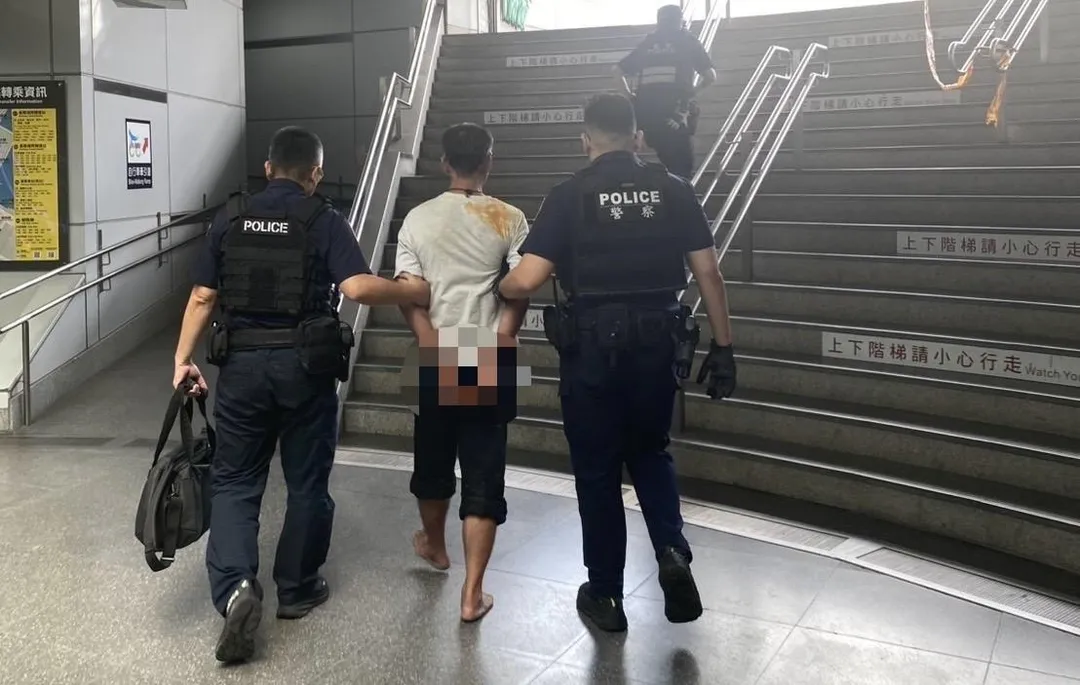 男子遭逮捕送辦。（圖／翻攝畫面）