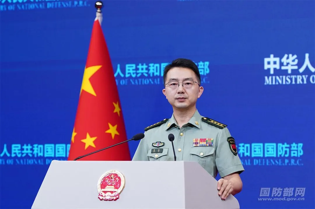大陸國防部發言人蔣斌。（資料照／翻攝大陸國防部）