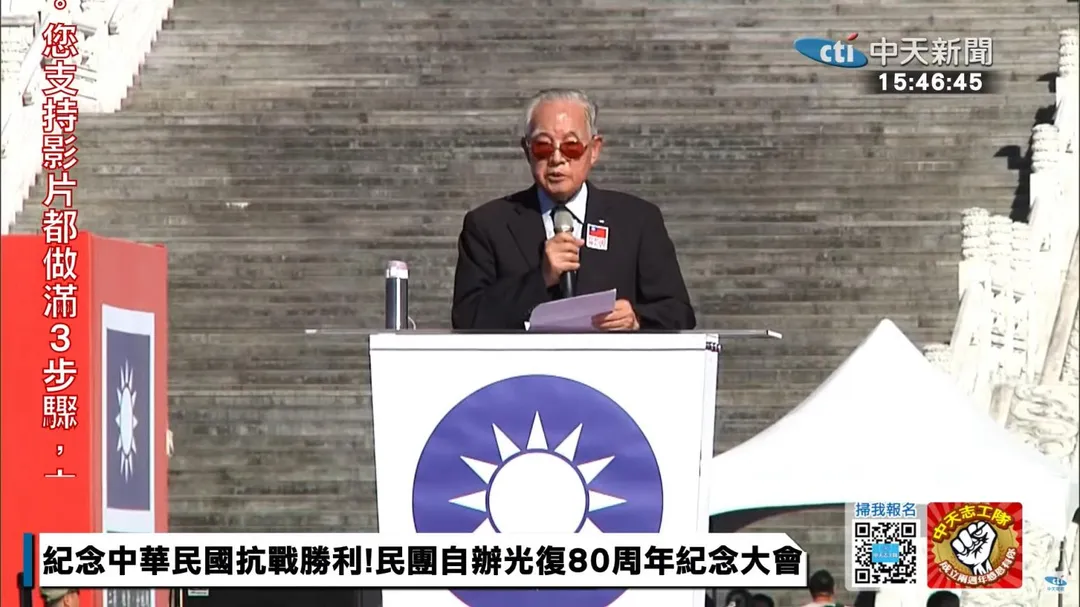前國防部長伍世文。(圖/中天新聞)