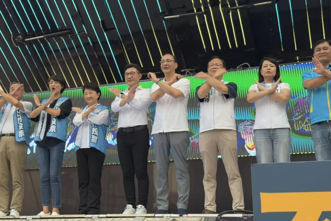 國民黨對於民進黨屢次拉高兩岸對立升高緊張的手段,一直難以招架。(示意圖/取自朱立倫臉書)