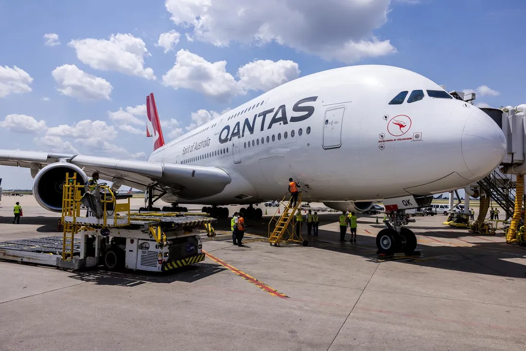 澳洲航空因非法解僱員工遭法院裁罰。（圖／翻攝FB「Qantas」）