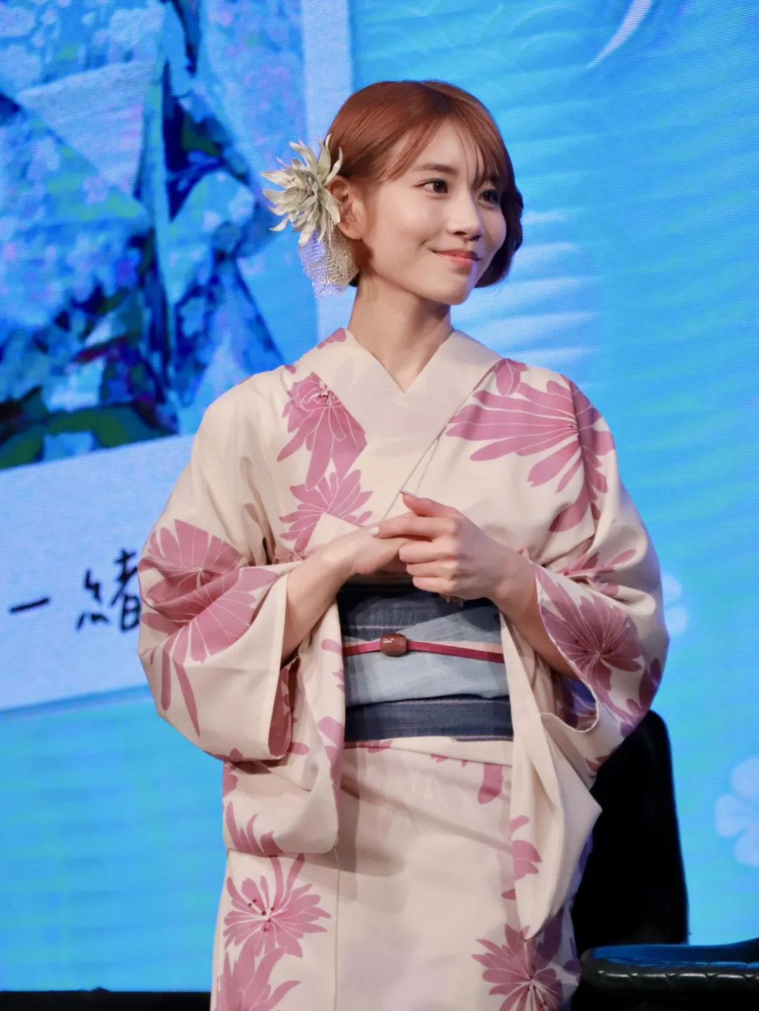 萌名透露此次來台灣前有錄新歌。（圖／TREND GIRLS TAIWAN提供）