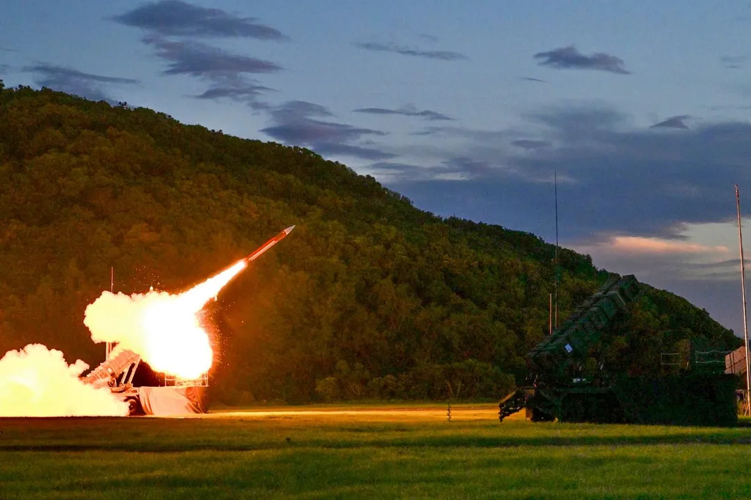 空軍8月20日在九鵬基地發射愛國者PAC-2+飛彈。(圖/空軍司令部)