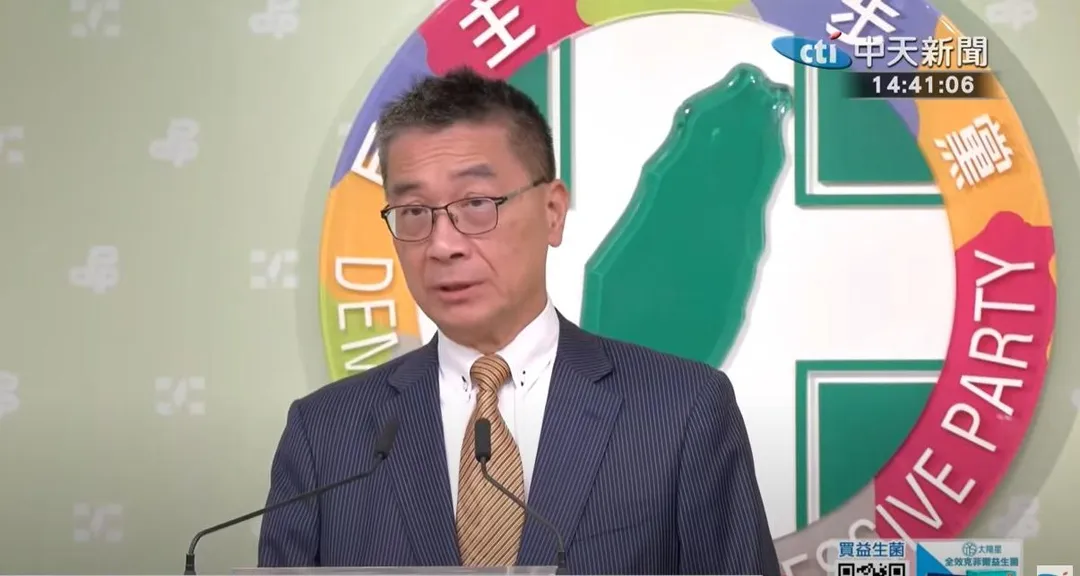 徐國勇接任民進黨秘書長。（圖／中天新聞）