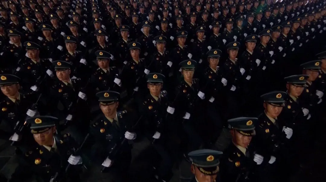 九三閱兵第二次演練。(圖/CCTV+)