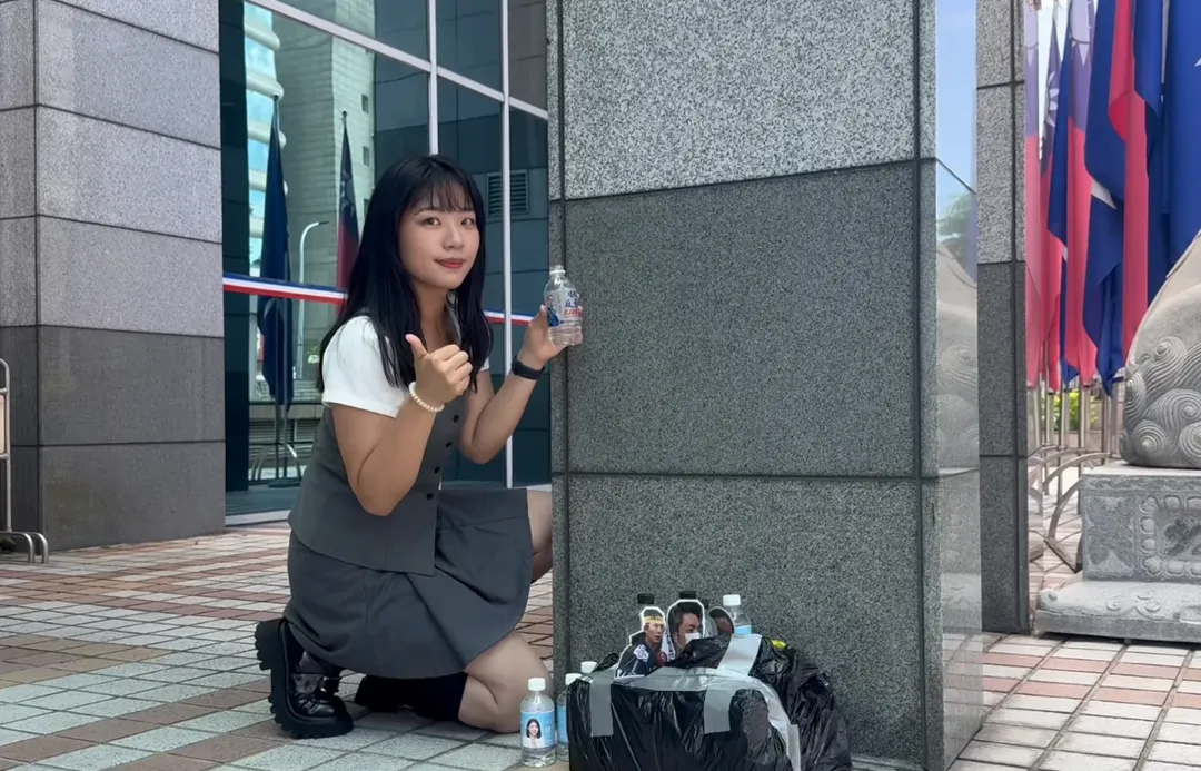 楊智伃打爆陳聖文，成為藍營新一代女戰神。（圖取自「不演了新聞台」臉書粉專）